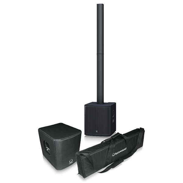 TURBOSOUND iP2000 BUNDLE 1000W Kolon Hoparlör, Taşıma Çantası Ve Koruyucu Kılıf